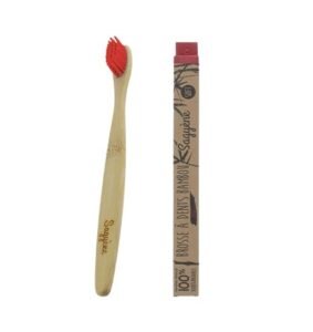 SAGYÈNE BROSSE À DENTS BAMBOU ROUGE