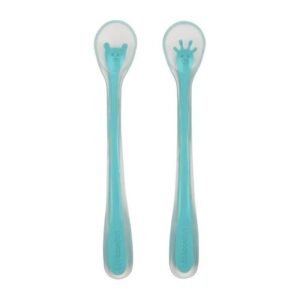 Bebe Confort – Cuillères en silicone douces (x2) Taille 2 (4M +)