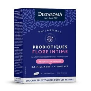 DIETAROMA PROBIOTIQUES Philaromal Flore Intime 20 gélules