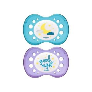 DODIE SUCETTE ANATOMIQUE A2 +18M DUO NUIT GOOD NIGHT / LUNE SANS ANNEAU