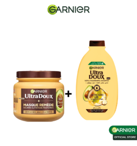 GARNIER ULTRA DOUX HAIR REMEDY AVOCAT 340ML + SHP 400ML AVOCAT / KARITE