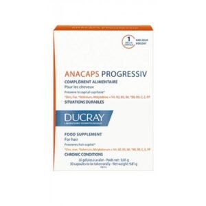 Ducray Anacaps Progressiv Complément Cheveux – 30 Gélules