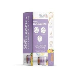 Eric Favre Pure Collagen + Formule Liquide Pêche – Citron (10 unicadoses® de 15ml)
