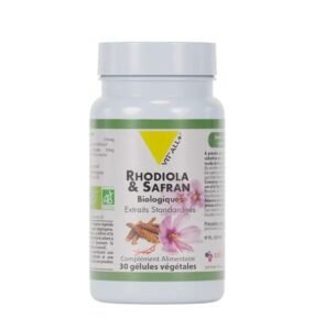 VIT'ALL+ RHODIOLA ET SAFRAN 30 GELULES VEGETALES