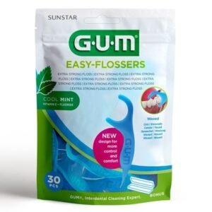 GUM EASY-FLOSSERS CIRE ET FLUORIDE 30 pcs 890
