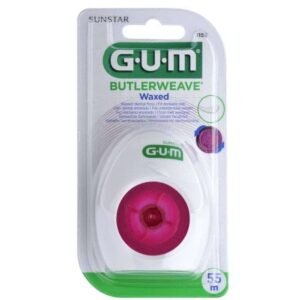 Gum Fil dentaire Butlerweave Ciré Nature 55m 1155