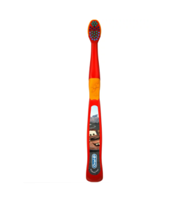 Oral-B Brosse à dents manuelle avec les voitures de Disney et Pixar, poils souples, 1 pièce
