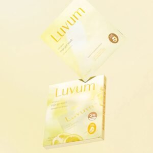 Luvum Afterglow Yuja Gel Mask 33g/5sheets