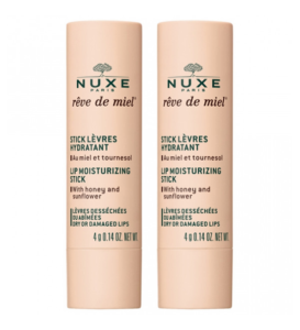 NUXE RÊVE DE MIEL STICK LÈVRES HYDRATANT MIEL TOURNESOL 2X4G