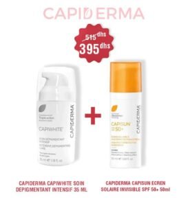 CAPIDERMA PACK CAPIWHITE SOIN DÉPIGMENTANT 35ML + CAPISUN ÉCRAN SPF50+