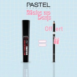 Pastel Multidimensional Volume & Curl Mascara = Crayon Yeux - Black Offert