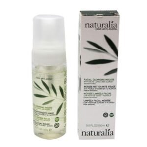 Naturalia Mousse nettoyante visage anti-âge et rafraîchissante pour peaux sensibles 150 ml
