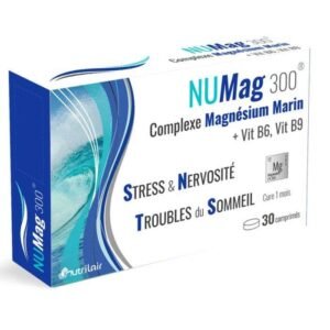 NUTRLAIR NUMag 300 COMPLEXE MAGNESIUM MARIN + VIT B6 , vit B9