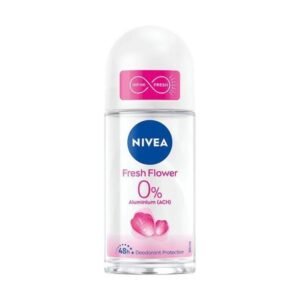 NIVEA DEODORANT FRESH FLOWER ROLL-ON I 0% ALUMINIUM 48H