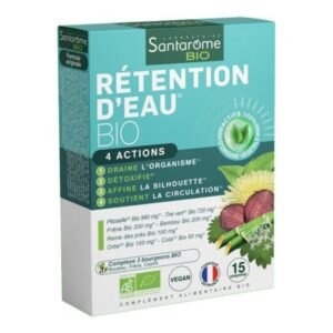 SANTAROME BIO RETENTION D'EAU 4 ACTIONS 15 COMPRIMES