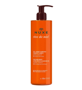 NUXE Rêve de Miel Gel lavant surgras visage et corps 400 ml