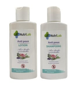 Nutrilab anti poux lotion et shampoing 125ml pack 2en1