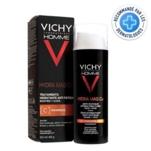 Vichy homme hydra mag c + soin hydratant anti fatigue visage + yeux 50