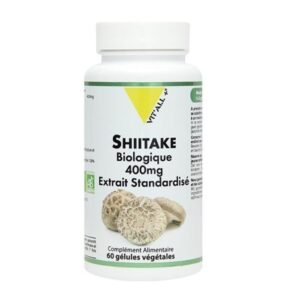 VIT'ALL+ SHIITAKE BIOLOGIQUE 400 MG 60 GELULES