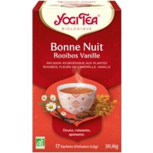 YOGI TEA Bonne nuit Rooibos vanille 17 Sachets