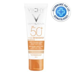VICHY CAPITAL SOLEIL SOIN ANTI TACHES TEINTE 3 EN 1 SPF50+