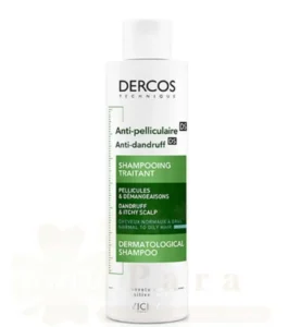 VICHY DERCOS SHAPOOING ANTI-PELLICULAIRE CHEVEUX GRAS 200ML