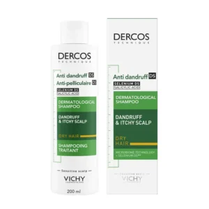 VICHY DERCOS SHAMPOOING ANTI-PELLICULAIRE CHEVEUX SECS 200ML