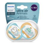 AVENT SUCETTE ORTHO 6-18M BOY PENG/TURT - SCF080/07