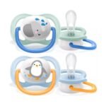 AVENT SUCETTE ORTHO 0-6M BOY ELEP/PENG - SCF080/05 – Image 2