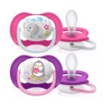 AVENT SUCETTE ORTHO 6-18M GRL ELEP/PENG - SCF080/08 – Image 2