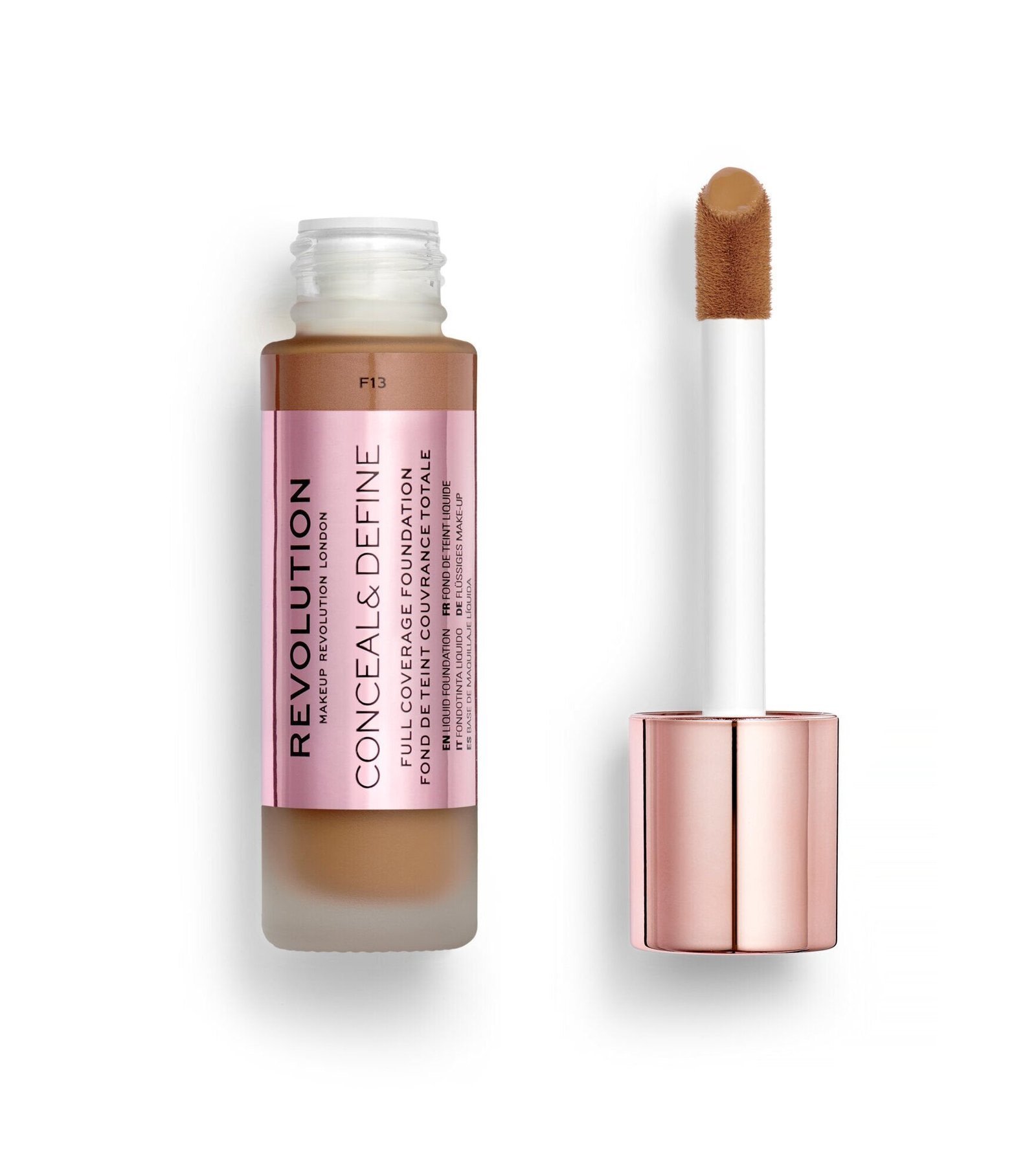 1088954_3_cfa8592c-c7a3-49d5-9ae4-22b274a341a2-1.jpg REVOLUTION CONCEAL & DEFINE FOUNDATION F13 – Image 1