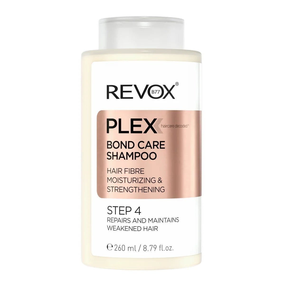 22REVOX-B77-PLEX-BOND-CARE-SHAMPOO-STEP-4-260-ml22-scaled-1.jpg Revox b77 SHAMPOOING PLEX BOND CARE ÉTAPE 4, 260ml – Image 1