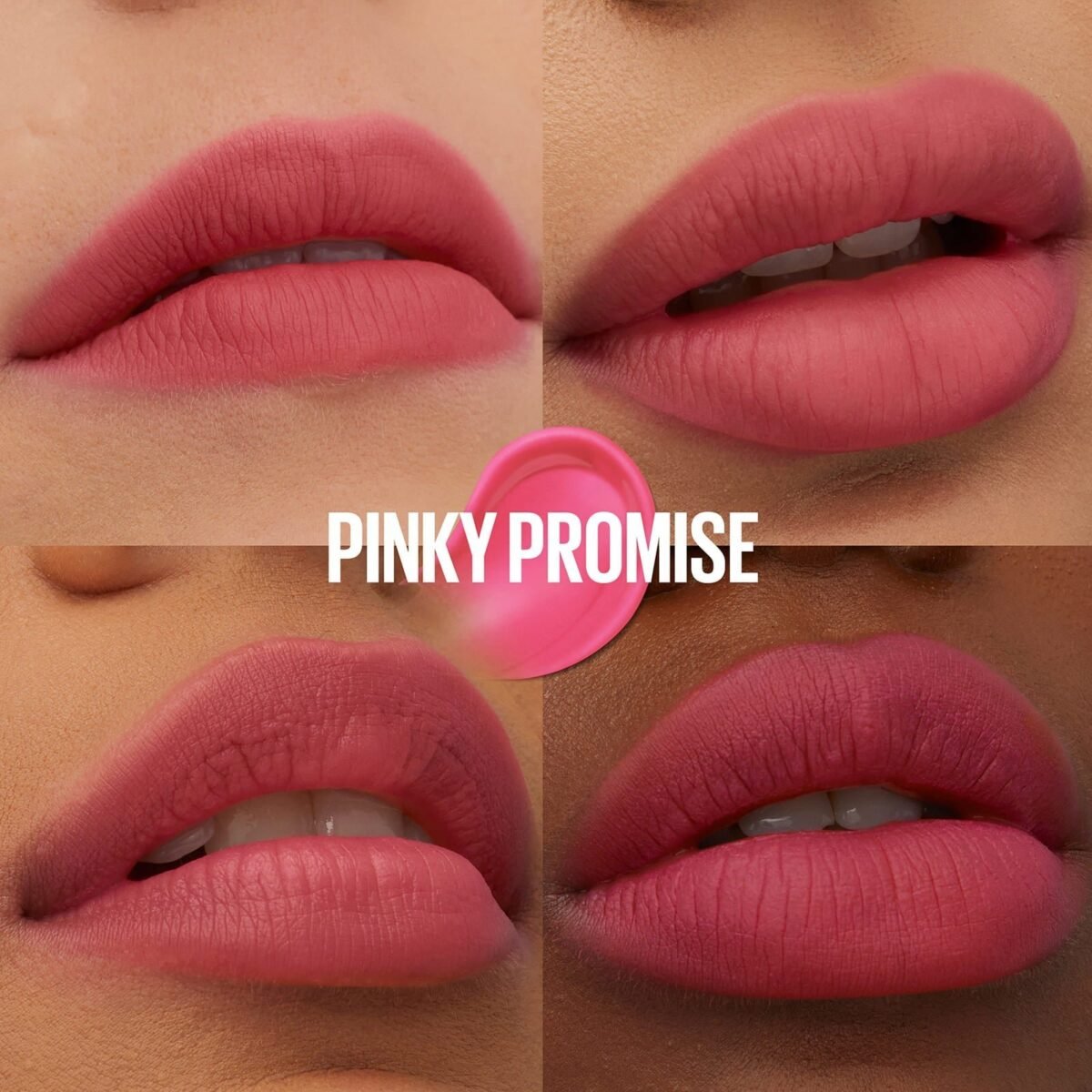 MAYBELLINE NEW YORK SUPERSTAY TEDDY TINT BLUSH À LÈVRES LIQUIDE FINI MAT FONDU PINKY PROMISE 45 – Image 3