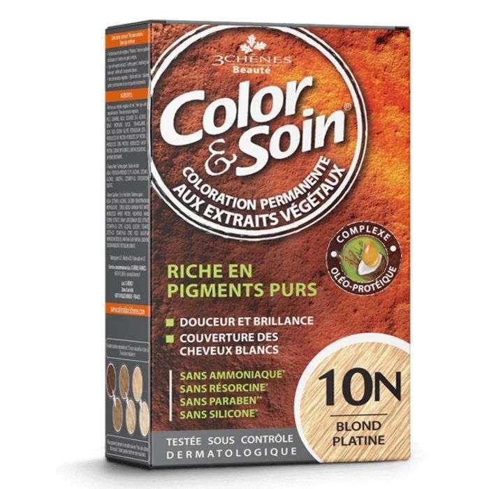 3-chenes-color-3-chenes-color-et-soin-coloration-permanente-10-n-blond-patine-135-ml-coloration-1.jpg COLOR ET SOIN COLORATION PERMANENTE BLOND PATINE 10 N 135 ML – Image 1