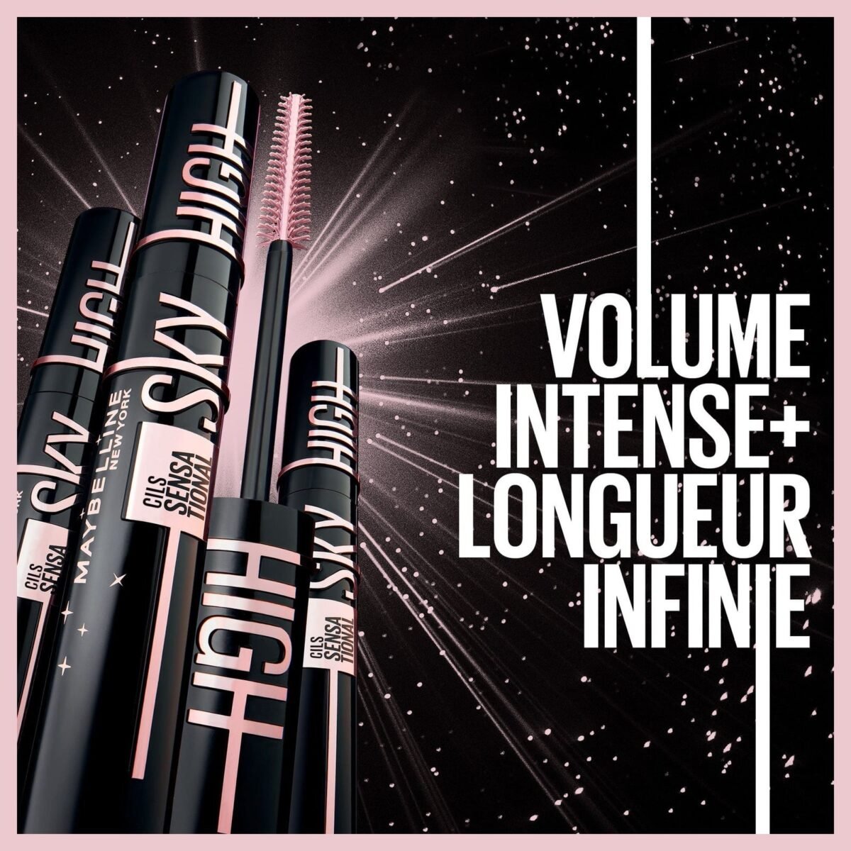 Maybelline New York Lash Sensational Sky High Noir - Mascara Longueur – Image 3