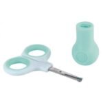 Bebe Confort – Ciseaux de sécurité avec base – Bleu Sailor (1-24 M)