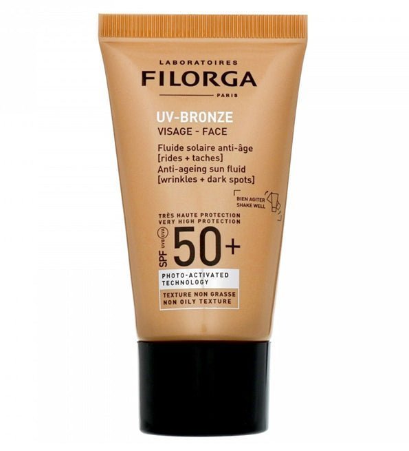 3401360245761_9122ac64-e646-4aeb-b099-086b1b495118.jpg Filorga UV-Bronze Visage Fluide Solaire Anti-Âge SPF50+ – 40 ml – Image 1