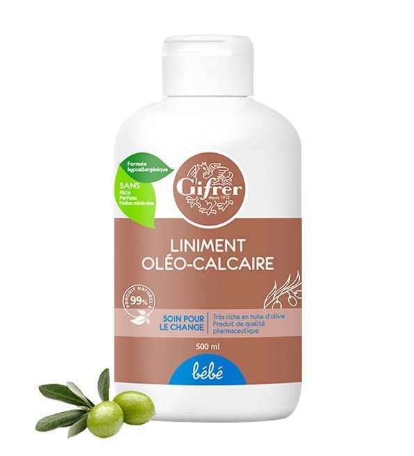 3401573541490_fa6aa515-1a1b-4a89-ab16-473c703df8ca.jpg GIFRER LINIMENT OLEO-CALCAIRE HUILE OLIVE EXTRA FL POMPE 500 ML – Image 1