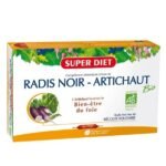 Super Diet Radis Noir – Artichaut Bio – 20 Ampoules x 15 ml