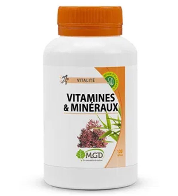 3505631200593_530fa150-9bc5-4cd2-8390-4de7cd753cce.jpg Mgd Nature Complexe Vitamines et Minéraux – 120 Gélules – Image 1