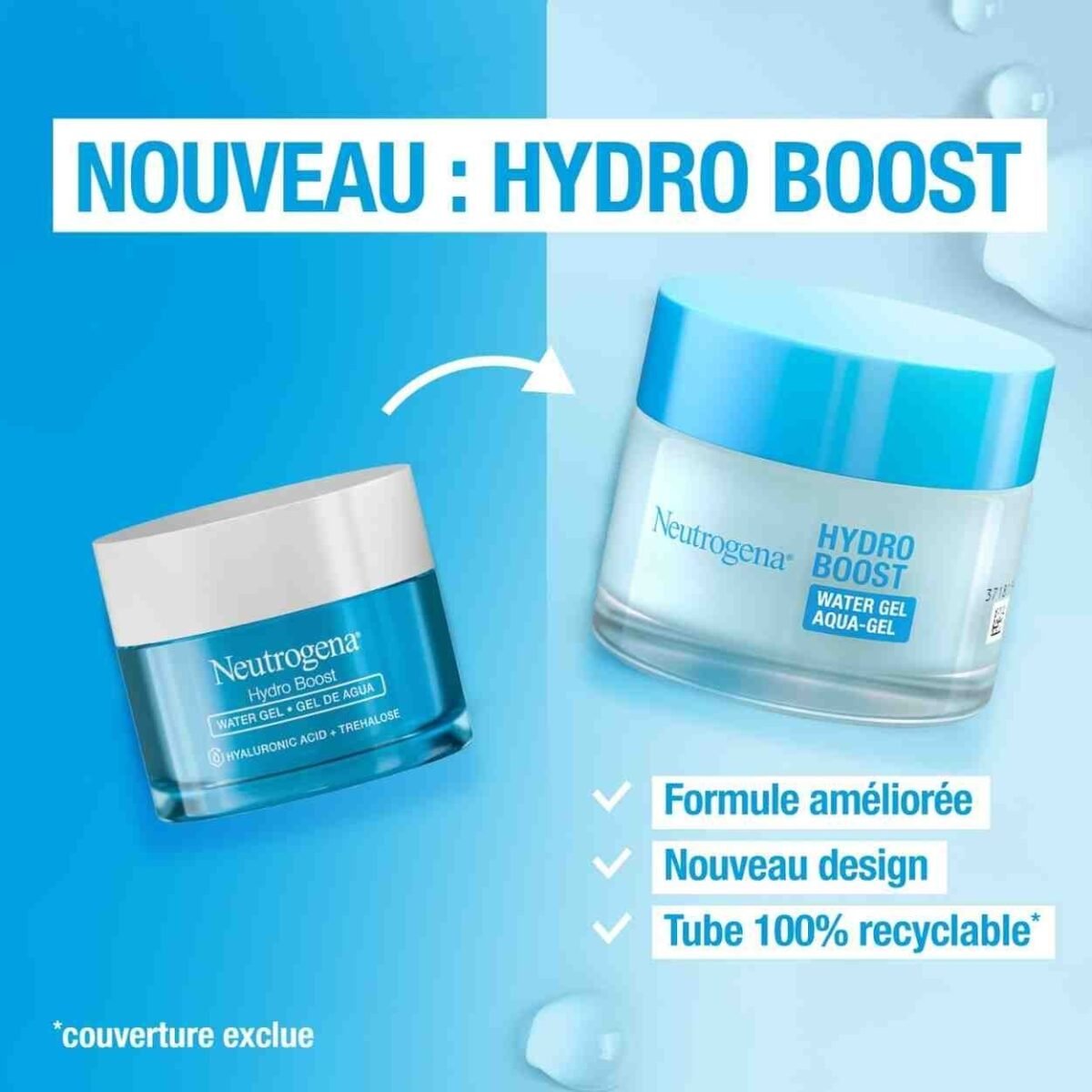 NEUTROGENA HYDRO BOOST AQUA WATER GEL 50ML – Image 2