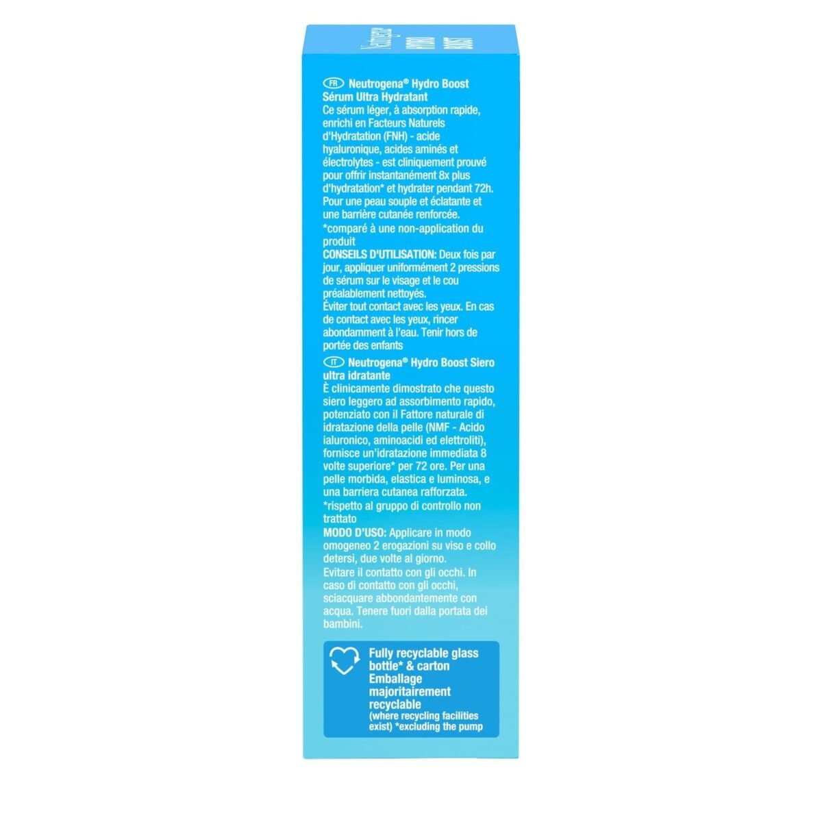 Neutrogena Hydro Boost Sérum Visage Hydratant Acide Hyaluronique 30ml – Image 5