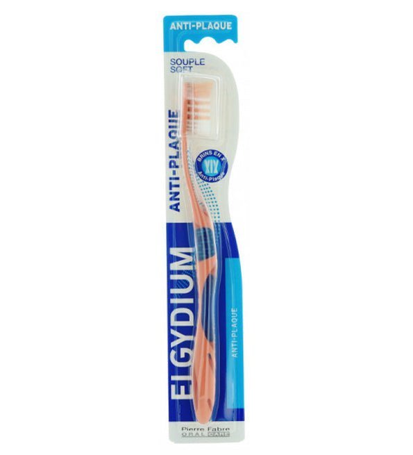 3577056004797_3124b29e-bbfd-42f1-9b8c-bcdef8012f90.jpg Elgydium Brosse à dents Anti-Plaque Souple – Image 1