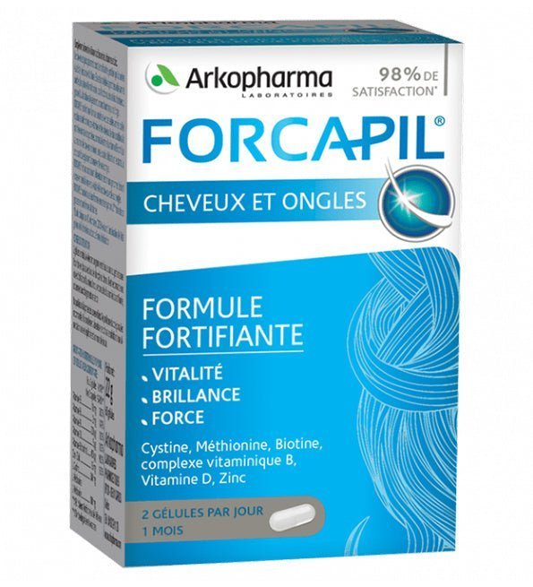 3578830123604_797a66ae-33ad-484f-b3f4-a53c3d0b4c3b.jpg Forcapil Cheveux Et Ongles – 60 Gelules – Image 1