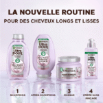 GARNIER ULTRA DOUX Rice Water Crème sans rinçage à l'eau de riz et à l'amidon 200ML – Image 4