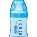 Dodie Biberon Initiation+ Tétine débit 1 Bleu 0-6 M 150 ml