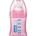 Dodie – Biberon Initiation+ Tétine débit 1 Rose – 150 ml