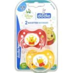 Dodie – Sucettes forme anatomique silicone Disney Baby Winnie l’Ourson (0-6 M) N°A62 – (x2)