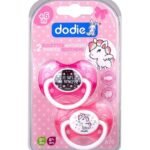 Dodie – Sucette forme anatomique silicone Girly Licorne (6M +) N°A70