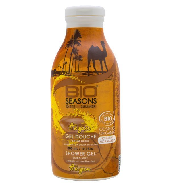3760172446101_34eba5b8-6cba-4d8e-9432-0a7e1fcc52c8.jpg Bio Seasons – Gel Douche Bio à l’Huile d’Argan – 300 ml – Image 1
